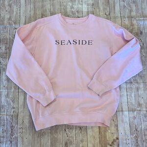 Seaside Style Pink Sweatshirt